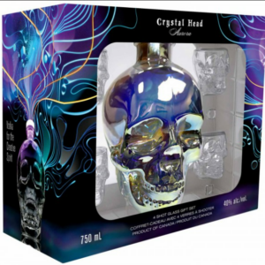 CRYSTAL HEAD VODKA SET VASOS
