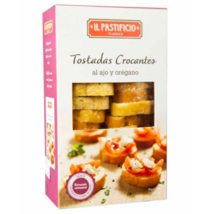 TOSTADAS AJO Y OREGANO 100GR